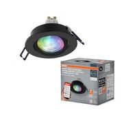 OSRAM Foco LED Smart Matter GU10 RGBW flexible negro | SMART+ MATTER LED Spot Recess GU10, Spot lights and ceiling spots, Negro arena, 85 mm dia, 20000 h, Paquete de 1