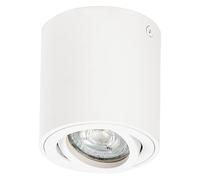 OSRAM Foco redondo de techo Spot Surface, blanco, con casquillo GU10, puede equiparse con una lámpara normal o inteligente, ángulo de haz flexible, protección IP20