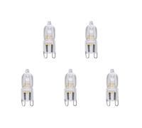 OSRAM Halopin 66733 - Lote de 5 bombillas halógenas (33 W, 230 V, G9, 2900 K, luz blanca cálida, 460 lúmenes, intensidad regulable)