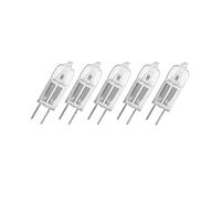 Osram Halostar Starlite 64415 S - Lote de 5 bombillas halógenas (10 W, 12 V, G4, luz blanca cálida, 2800 K, intensidad regulable, 130 lúmenes)