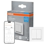 OSRAM Interruptor de pared SMART+ WiFi 4 botones magnético USB-C Interruptor de pared SMART+ WiFi, 4 botones, magnético, recargable por USB-C, duración de batería de 6 meses, compatible con Alexa
