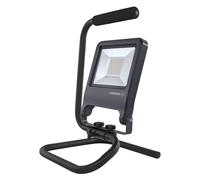 OSRAM Lámpara de trabajo LED S-Stand 50W 840, blanco frío 4000K, 4500 lm, IP65, cabezal pivotante, cable de 2 m
