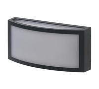 OSRAM ENDURA CLASSIC CUADRA lámpara de exterior, casquillo E27, gris oscuro, aluminio, instalación fácil y rápida, difusor mate, clase de protección IP65, uso exterior