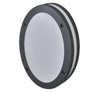 OSRAM ENDURA CLASSIC ORBI W lámpara de exterior, casquillo E27, gris oscuro, aluminio, instalación fácil y rápida, difusor mate, clase de protección IP65, uso exterior