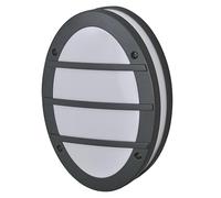 OSRAM ENDURA CLASSIC ORBICK W lámpara de exterior, casquillo E27, gris oscuro, aluminio, instalación fácil y rápida, difusor mate, clase de protección IP65, uso exterior