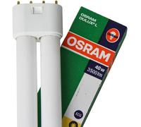 OSRAM - Lámpara fluorescente compacta Dulux L 40W 840 con casquillo 2G11, 3500 lm, diseño plano de 4 barras y 4 pinchos, duración 20.000 horas para luces interiores y apliques pared interior