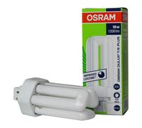 Osram - Lámpara fluorescente compacta Dulux T/E 18W 840 4 PIN ADoceVoltios con casquillo Gx24q-2, 1200 lm, 20.000 horas de duración y 100.000 encendidos para luces interiores y lámparas de techo