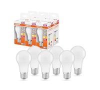 OSRAM Lámpara LED A45 de bajo voltaje (12V-36V), optima para acampar, autocaravanas y jardín, 600 lm, reemplazo de 45W, Paquete de 6