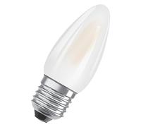OSRAM Lámpara LED B40 de LED Star B40 para la base E27, forma de vela, vidrio mate, 470 lúmenes, blanco frío (4000k), reemplazo de bombillas convencionales de 40W, no Dimmable, 1 paquete de 1