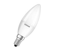 Osram Lámpara LED Vela Classic B E14 5W 470 lm 4000K blanco frío no regulable mate paquete de 4