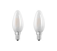 Osram Lámpara LED, Casquillo: E14, Warm White, 2700 K, 4 W, Reemplazo por 40 W Incandescent Bulb, Mate, LED BASE Classic B