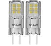 OSRAM Lámpara LED con pin con base GY6.35, blanco cálido (2700 K), de bajo voltaje de 12 V, 2.6 W, reemplazo para bombilla convencional de 30 W (Paquete de 2)