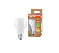 OSRAM Lámpara LED de ahorro de energía, bombilla esmerilada, E27, blanco cálido (3000K), 7,2 vatios, sustituye a la bombilla de 100W, altamente eficiente y de ahorro de energía, paquete de 6