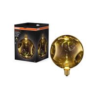 OSRAM Lámpara LED DECOR FLAT de cristal, eléctrica, retro, grande, dorada, E27