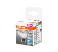 OSRAM - Lámpara LED dicroica MR16 GU5.3 de 6,1 W y 12 V con índice cromático 840, 621 lm y apertura de 36° para iluminación de acento en interiores, museos y comercios