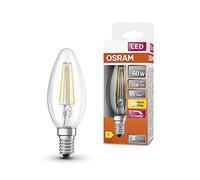 OSRAM Lámpara LED Dimmable DE LED SUPERSTAR CLÁSECTA B60 para base E14, forma de vela, Fil, 806 lúmenes, blanco cálido (2700k), reemplazo de bombillas de 60W convencionales, 1 paquete