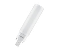 Osram Lámpara LED DULUX D 13 G24D-1 – 6 W, 600 lm, 3000 K, giratoria – Reemplazo de 13 W