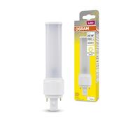 Osram Lámpara LED DULUX D 26 G24D-3, 9W, 990 lm, 3000K Blanco cálido, giratoria