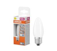 OSRAM Lámpara LED forma de vela estrella, filamento B40, 4000 K blanco neutro, 3,4 W, E27, mate, 470 lm, 15.000 h, para lámparas de araña, luminarias decorativas