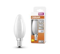 OSRAM Lámpara LED LED Star Classic en forma clásica de mini vela, luz blanca fría (4000 K) con 5,5W / 806 lm, fabricada en vidrio esmerilado sin plomo, casquillo E14, IP20 35 mm de diámetro.