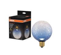 OSRAM Lámpara LED plana de cristal DECOR, redonda, azul, E27 | DECOR LED FLAT LAMP 3.5W 827 E27 Non-Dim, LED Lamps, Azul, 125 mm dia, 25000 h, Paquete de 1