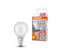 OSRAM Lámpara LED regulable Superstar con una reproducción cromática especialmente alta (CRI90), E14 base, vidrio esmerilado,Blanco frío (4000K), 470 Lumen, sustituto de 40W-iluminante 1-paquete