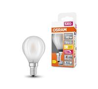 OSRAM Lámpara LED regulable Superstar con una reproducción cromática especialmente alta (CRI90), E14 base, vidrio esmerilado,Blanco cálido (2700K), 470 Lumen, sustituto de 40W-iluminante 1-paquete
