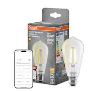 OSRAM Lámpara LED SMART+ Edison 60 6W E27 bombilla blanco cálido