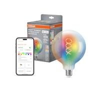 OSRAM Lámpara LED SMART+ Globo 125 Filamento E27 | SMART+ MATTER Filament Multicolor Classic, LED Lamps, Claro, 125 mm dia, 15000 h, Paquete de 1