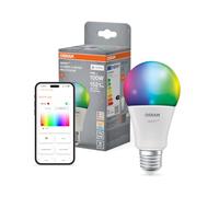 OSRAM Lámpara LED SMART+ Mate A100 bombilla E27 RGBW | SMART+ MATTER Multicolor Classic, LED Lamps, blanco, 70 mm dia, 20000 h, Paquete de 1