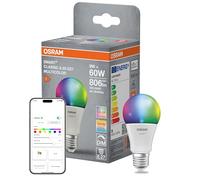 Osram Lámpara LED SMART+ Matter A60 9 W E27 RGBW regulable WiFi control por app y voz