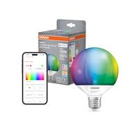 OSRAM Lámpara LED SMART+ Mate G95 Globo E27 RGBW | SMART+ MATTER Multicolor Classic, LED Lamps, blanco, 95 mm dia, 20000 h, Paquete de 1