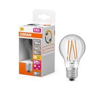 OSRAM Lámpara LED Star+ con sensor de luz diurna, E27 base, Óptica de filamentos,Blanco cálido (2700K), 806 Lumen, sustituto de 60W-iluminante 1-paquete