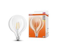 OSRAM Lámpara LED Star Globe125 de para base E27, forma de globo, aspecto de filamento, 806 lúmenes, blanco cálido (2700k), reemplazo de bombillas convencionales de 60W, 1 paquete de 1
