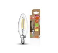 OSRAM Lámpara LED SUPERSTAR+ CLASSIC B FIL 40, E14, forma de mini vela, 2.5W, 470lm, 2700K, luz blanca cálida, tecnología de filamento LED, optimo consumo de energía, clase nergética B