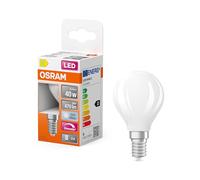 OSRAM Lámpara LED Superstar P40 Globe Filamento regulable, 4000 K blanco neutro, 3,4 W, E14, mate, 470 lm, 15.000 h, para lámparas de mesa, oficina