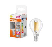 Osram bombilla LED E14 filamento transparente regulable 4000K de 3,4W (40W)