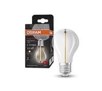 OSRAM Lámpara LED Vintage 1906 Classic A FIL, E27, forma de bombilla clásica, transparente, 1,8 W, 100 lm, 2700 K, luz blanca cálida, optimo consumo de energía, larga duración, filamento magnético