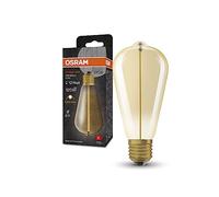 OSRAM Lámpara LED Vintage 1906 Classic Edison FIL E27 2,2W 120 lm 2700K luz blanca cálida dorado