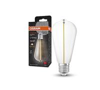 Osram Lámpara LED Vintage 1906 Classic Edison FIL E27 2,2W 150lm 2700K transparente, luz blanca cálida