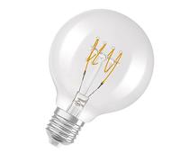 Osram Bombilla LED Vintage 1906 Globe 80 40 Filamento Regulable DIM 4