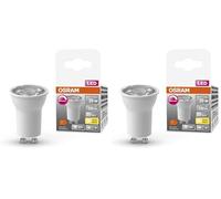 OSRAM Lámpara reflectora LED SPOT PAR11 GL 35, casquillo GU10, 3W, 230lm, 2700K, luz blanca cálida, optimo consumo de energía, larga vida, 100% de luz instantánea, sin tiempo de calentamiento