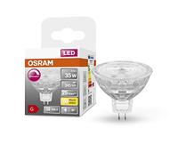 OSRAM Lámpara reflectora Superstar, GU5.3 base, vidrio transparente,Blanco cálido (2700K), 345 Lumen, sustituto de 35W-iluminante 1-paquete