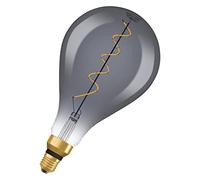 Osram Bombilla LED blanco cálido regulable, bulbo cristal ahumado