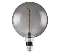 OSRAM Lamps Bombilla LED, blanco cálido, regulable, Globe Cristal ahumado