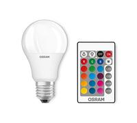 OSRAM LED BASE Estandar con mando y cambio de color plástico 60 regulable via remote control 9W 2700K Blanco cálido E27