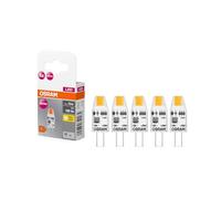Osram Bombilla LED G4 OSR 854340284 – 1 W, 100 lm, 2700 K, Micro – Paquete de 5