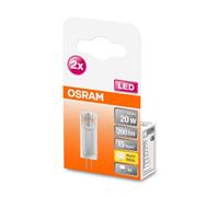 OSRAM LED bi-pin base G4 1.5W 2,700K claro 2-pack EC:EPREL:522871