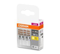 OSRAM LED bi-pin lámpara G9 1.9W 2,700K claro 3 unidades EC:EPREL:522874