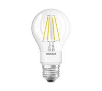 OSRAM LED DAYLIGHT SENSOR CLASSIC A Lote de 4 x Bombilla LED, Casquillo E27, 4000 K, 4 W, Equivalente a 40W, Blanco frío